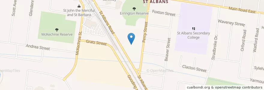 Mapa de ubicacion de City of Brimbank en Australia, Victoria, City Of Brimbank.