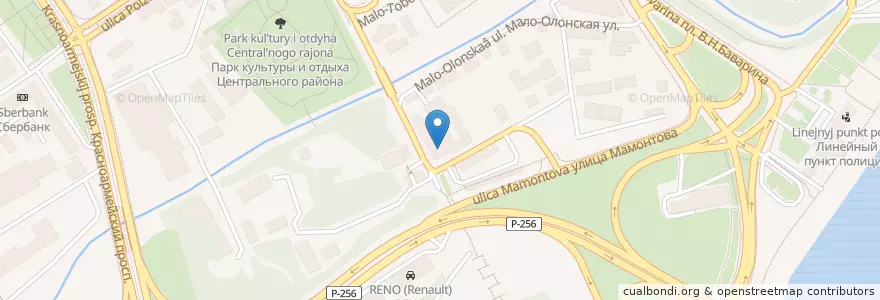 Mapa de ubicacion de Столовая en Rússia, Distrito Federal Siberiano, Алтайский Край, Городской Округ Барнаул.