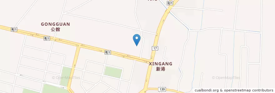 Mapa de ubicacion de 伸港鄉 en تايوان, مقاطعة تايوان, مقاطعة تشانغوا, 伸港鄉.