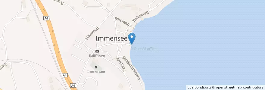 Mapa de ubicacion de Immensee (See) en Schweiz, Schwyz, Küssnacht, Küssnacht (Sz).