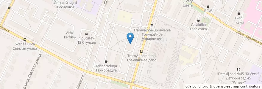 Mapa de ubicacion de Семейный Доктор en ロシア, 中央連邦管区, モスクワ州, Коломенский Городской Округ.