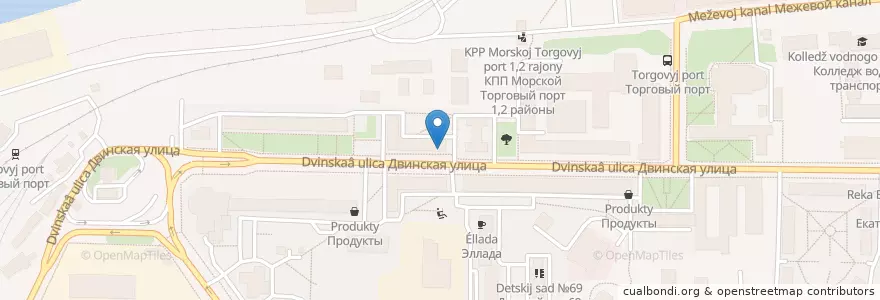 Mapa de ubicacion de Невис en Russia, Northwestern Federal District, Leningrad Oblast, Saint Petersburg, Кировский Район, Округ Морские Ворота.