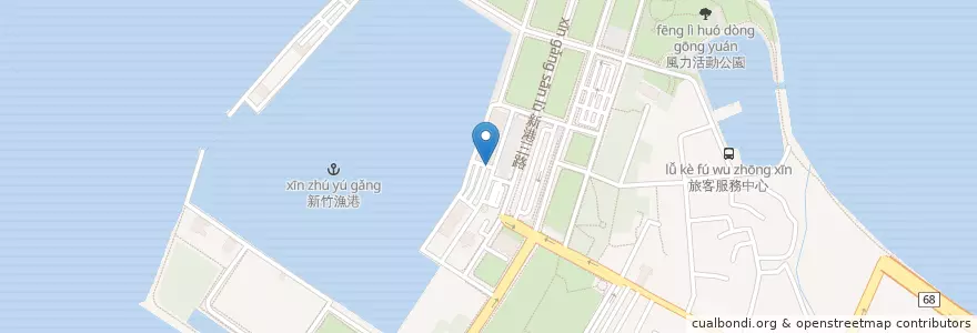 Mapa de ubicacion de 停車場入口 en Taiwan, 北區.