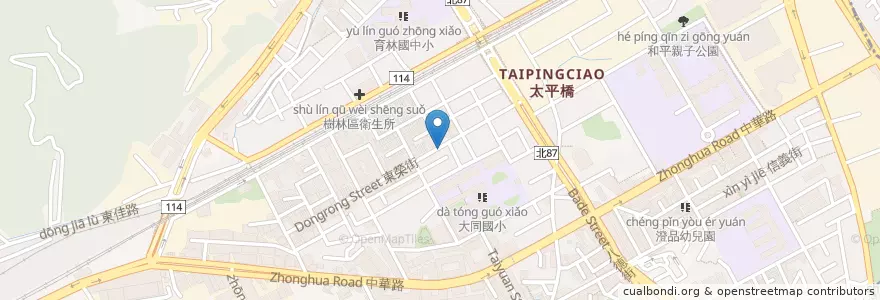 Mapa de ubicacion de 瑞麟美而美 en Taiwan, Nuova Taipei, Distretto Di Shulin.