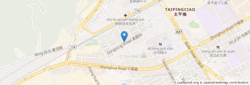 Mapa de ubicacion de 加水站 en 臺灣, 新北市, 樹林區.