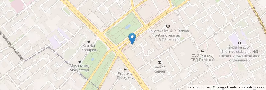 Mapa de ubicacion de 36,6 en Россия, Центральный Федеральный Округ, Москва, Центральный Административный Округ, Тверской Район.