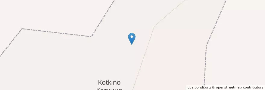 Mapa de ubicacion de Коткинский сельсовет en ロシア, 北西連邦管区, ネネツ自治管区, ザポリャルニ地区, Коткинский Сельсовет.