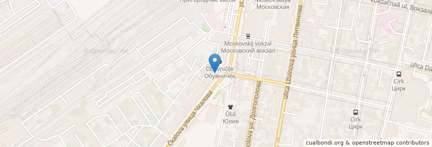Mapa de ubicacion de Сбербанк en Rusia, Приволжский Федеральный Округ, Óblast De Nizhni Nóvgorod, Городской Округ Нижний Новгород.