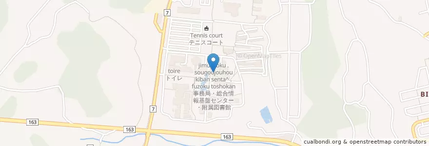 Mapa de ubicacion de 男子トイレ en اليابان, 奈良県, 生駒市.