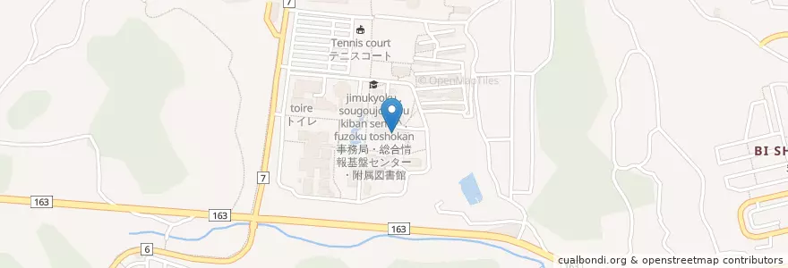 Mapa de ubicacion de 自動販売機 en Jepun, 奈良県, 生駒市.