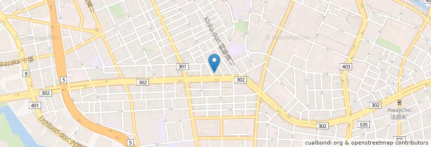 Mapa de ubicacion de キッチンジロー en ژاپن, 東京都, 千代田区.