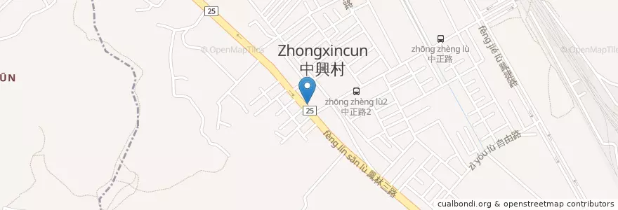 Mapa de ubicacion de 瑞生醫院 en Taiwan, Kaohsiung, Daliao District.