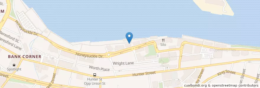 Mapa de ubicacion de James Squire en Austrália, Nova Gales Do Sul, Newcastle City Council, Newcastle-Maitland.