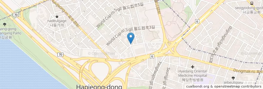 Mapa de ubicacion de D. China en 韩国/南韓, 首尔, 麻浦區, 합정동.