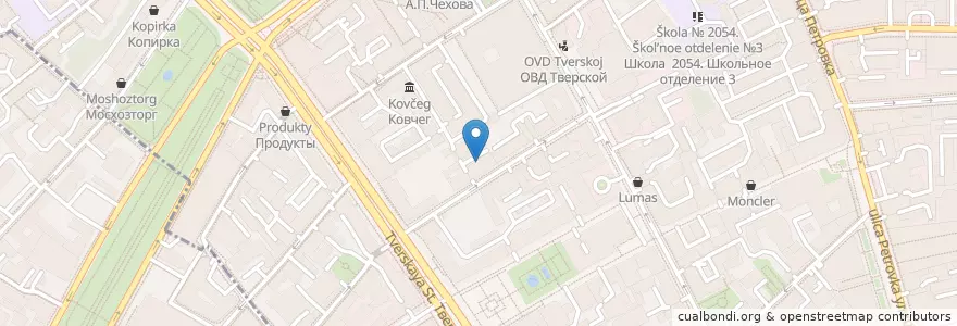 Mapa de ubicacion de 911 en Rússia, Distrito Federal Central, Москва, Центральный Административный Округ, Тверской Район.