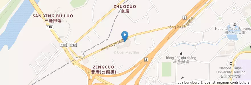 Mapa de ubicacion de 大嬸婆 en Taiwan, 新北市, 三峽區.