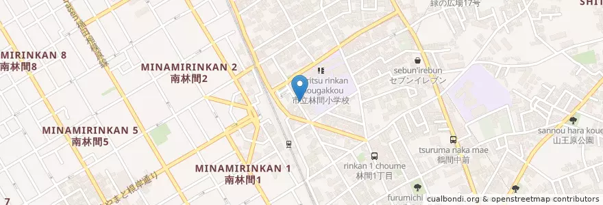 Mapa de ubicacion de アルファ歯科医院 en Japão, 神奈川県, 大和市.