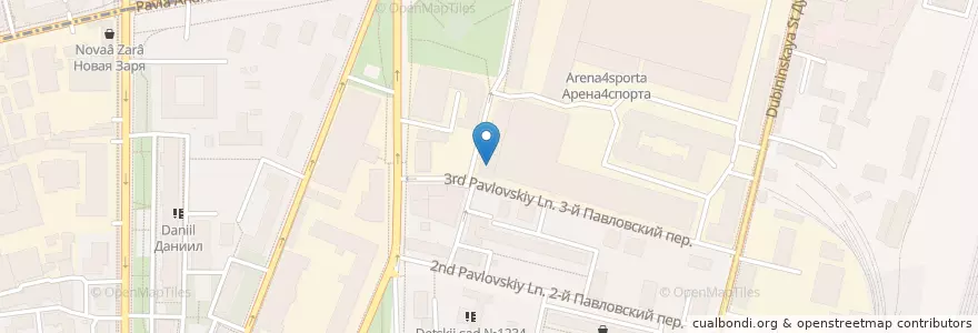 Mapa de ubicacion de Национальный Стандарт en Russia, Central Federal District, Moscow, Southern Administrative Okrug, Danilovsky District.