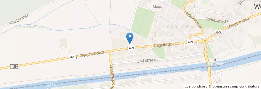Mapa de ubicacion de Garage Jörg AG en スイス, ザンクト・ガレン州, Wahlkreis See-Gaster, Weesen.