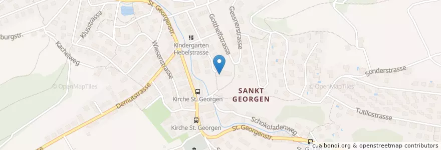 Mapa de ubicacion de Primarschule Hebel en Svizzera, San Gallo, Wahlkreis St. Gallen, St. Gallen.