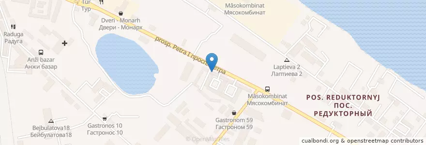 Mapa de ubicacion de Россельхозбанк en 俄罗斯/俄羅斯, 北高加索联邦管区, 达吉斯坦共和国, Городской Округ Махачкала.