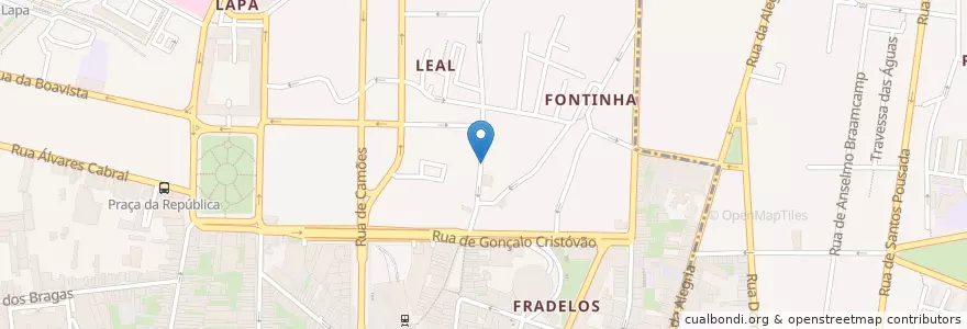 Mapa de ubicacion de Syndikato Bar en پرتغال, Norte, Área Metropolitana Do Porto, Porto, Porto, Cedofeita, Santo Ildefonso, Sé, Miragaia, São Nicolau E Vitória.