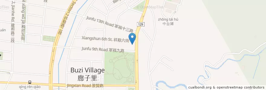 Mapa de ubicacion de 185 Cafe en Taïwan, Taichung, 北屯區.