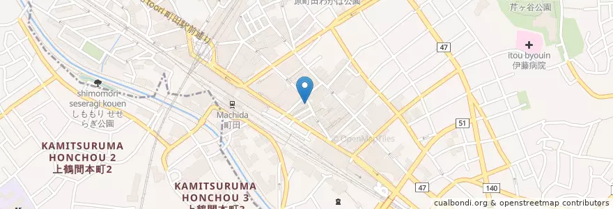 Mapa de ubicacion de カフェ グレ en Japan, Tokio, 町田市.