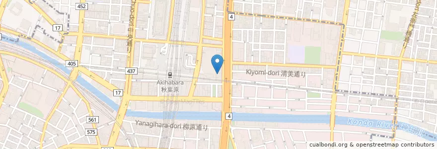Mapa de ubicacion de 白木屋 en Japão, Tóquio, 千代田区.