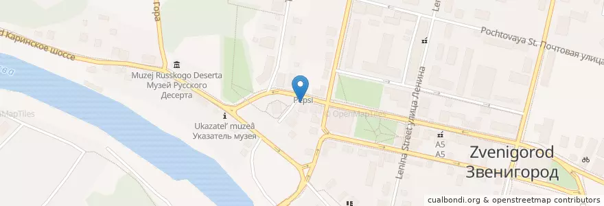 Mapa de ubicacion de Шашлык на вынос en Russia, Central Federal District, Moscow Oblast, Одинцовский Городской Округ.