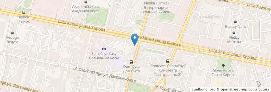 Mapa de ubicacion de Кошелев Банк en روسیه, Центральный Федеральный Округ, Калужская Область, Городской Округ Калуга.