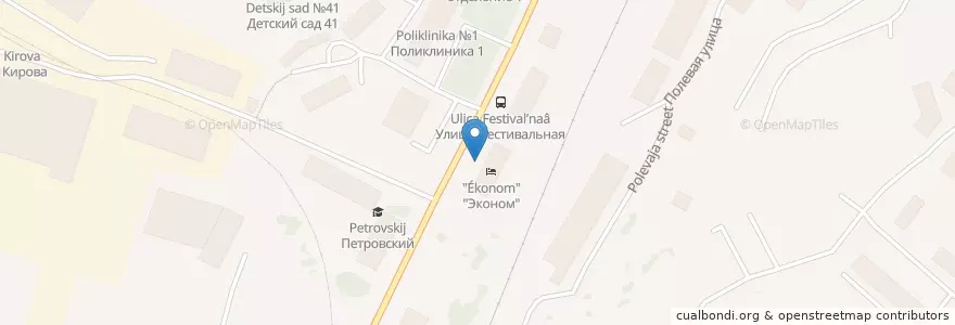 Mapa de ubicacion de Гостевая en Rusia, Северо-Западный Федеральный Округ, Óblast De Múrmansk, Городской Округ Мурманск.