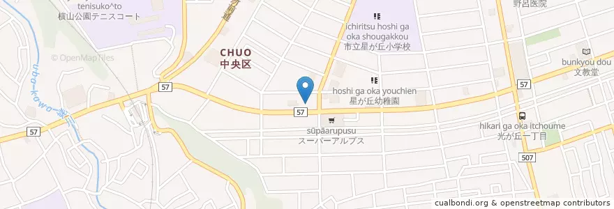 Mapa de ubicacion de 天丼てんや en 일본, 가나가와현, 相模原市, 中央区.