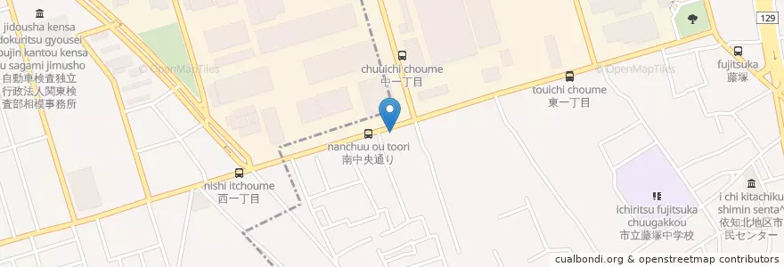 Mapa de ubicacion de ラマラマ en 日本, 神奈川県, 厚木市.