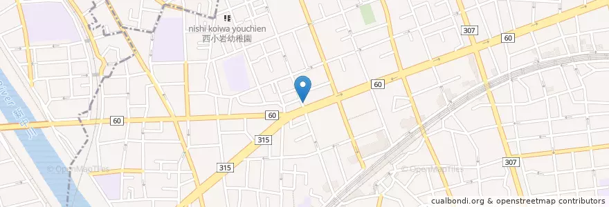 Mapa de ubicacion de ORIGIN en اليابان, 東京都.
