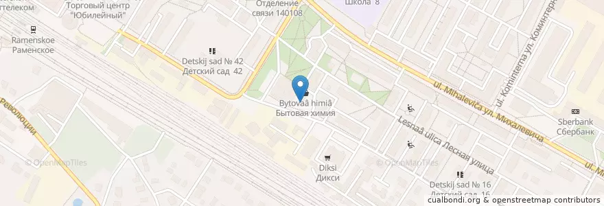 Mapa de ubicacion de С.А.Л.А.М en Rusia, Distrito Federal Central, Óblast De Moscú, Раменский Городской Округ.