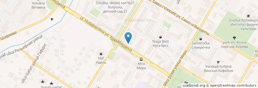 Mapa de ubicacion de Сбербанк en روسيا, Приволжский Федеральный Округ, باشقورستان, Городской Округ Стерлитамак.