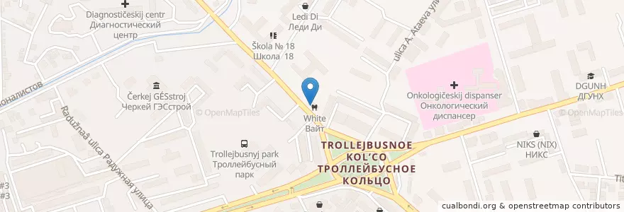 Mapa de ubicacion de Кальянная ШаЗам - ShaZam en ロシア, 北カフカース連邦管区, Дагестан, Городской Округ Махачкала.