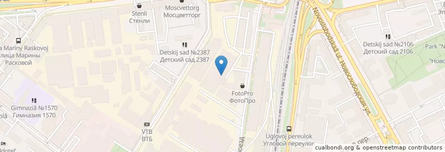 Mapa de ubicacion de VOLTA en Russie, District Fédéral Central, Moscou.