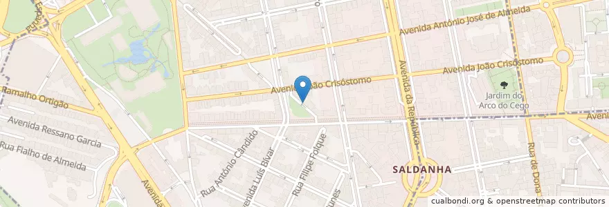 Mapa de ubicacion de Magnetic en پرتغال, Área Metropolitana De Lisboa, Lisboa, Grande Lisboa, لیسبون, Avenidas Novas.