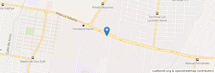 Mapa de ubicacion de Colegio Parroquial San Ignacio de Loyola en Nicarágua, Departamento De Managua, Managua (Municipio).
