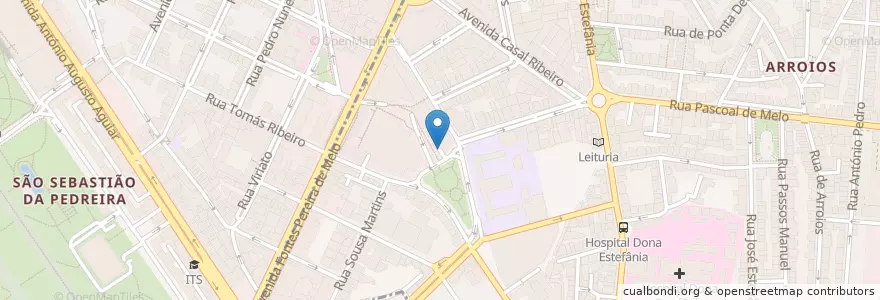 Mapa de ubicacion de Mercado 31 de Janeiro en Portugal, Aire Métropolitaine De Lisbonne, Lisbonne, Grande Lisboa, Lisbonne.