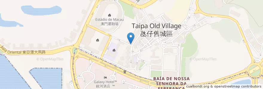 Mapa de ubicacion de 小泉居 Café Eskimo en Cina, Guangdong, Macao, Taipa, 珠海市, 嘉模堂區 Nossa Senhora Do Carmo, Coloane, 香洲区, 聖方濟各堂區, Cotai.