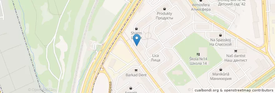 Mapa de ubicacion de Инвитро en 러시아, Центральный Федеральный Округ, Москва, Северо-Западный Административный Округ.