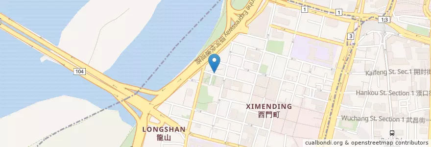 Mapa de ubicacion de 王老先生兌換現金 en 臺灣, 新北市, 臺北市.