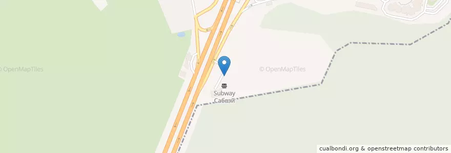 Mapa de ubicacion de Subway en روسيا, Центральный Федеральный Округ, Москва, Северный Административный Округ, Молжаниновский Район.