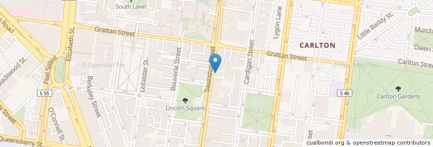 Mapa de ubicacion de Oko Oko en استرالیا, Victoria, City Of Melbourne.