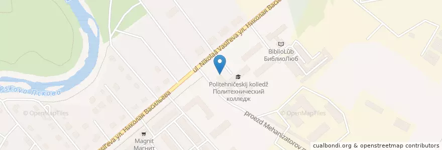 Mapa de ubicacion de Мировой суд участок №26 en Russland, Föderationskreis Nordwest, Oblast Pskow, Псковский Район, Городской Округ Псков.