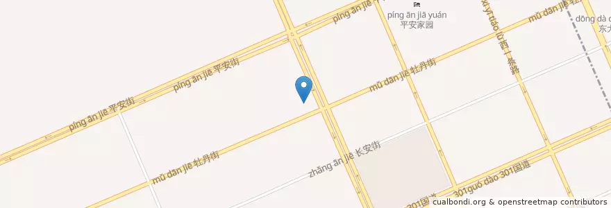 Mapa de ubicacion de 香源自助烤肉‘ en China, Heilongjiang, 牡丹江市, 西安区, 立新街道.