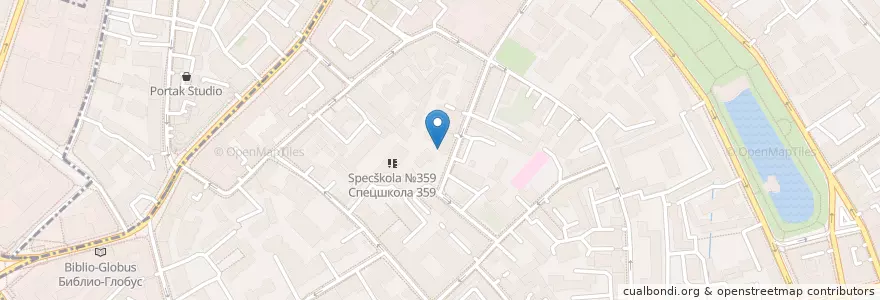 Mapa de ubicacion de Убежище en Rusland, Centraal Federaal District, Moskou, Центральный Административный Округ, Басманный Район.
